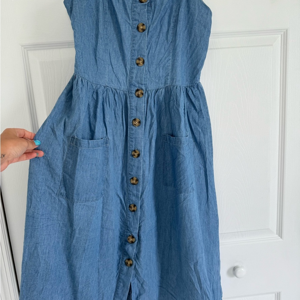 Blue Denim Dress